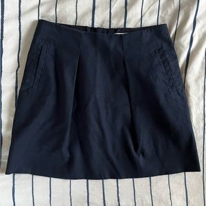J. Crew navy skirt with pockets